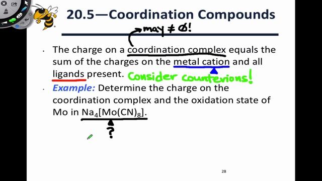 20.3 Charges of Coordination Complexes смотреть онлайн