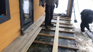 Пристройка террасы к дому. Terrace / Терраса деревянная пошаговая инструкция