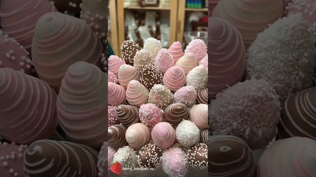 Мастер-класс по изготовлению букета из клубники в шоколаде  #клубникавшоколаде