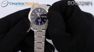 Seiko Titanium Sapphire SGG729 SGG729P1 SGG729P Men's Watch