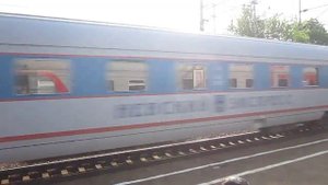 Невский экспресс в Лихославле на скорости 200 км/ч