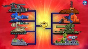 ВСЕ СЕРИИ Побоище Мега танков - Мультики про танки