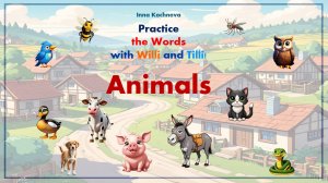 Animals Game Learn animals with Tilli and Willi