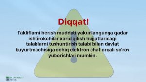 etender.uzex.uz elektron savdo tizimida ishtirok etish tartibi (Ishtirokchi uchun yo‘riqnoma).