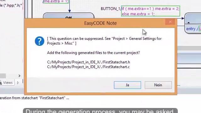 How to create and use EasyCODE statechart projects