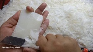 White 🤍 dettol dry soap cutting ASMR. #asmr #soap #мыло #acmp