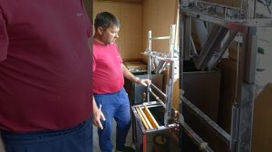 Станок для срезания забруса прошол тестирование.