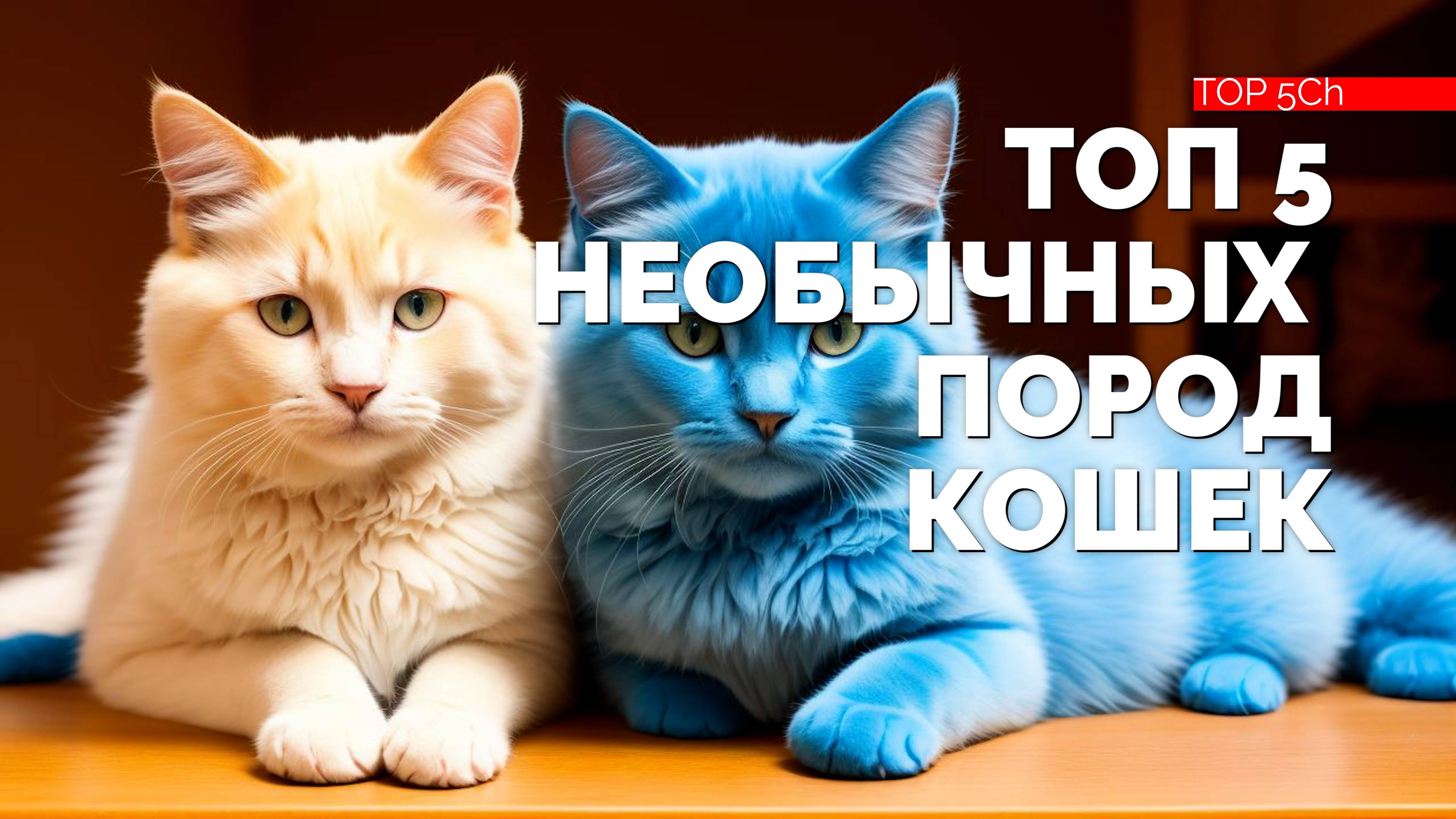 ШОК! ТОП 5 самых удивительных и необычных пород кошек!