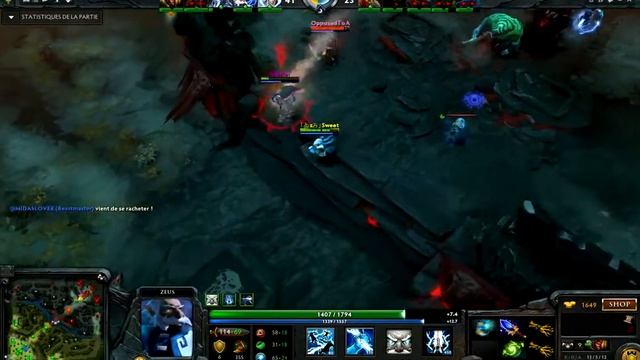 Dota 2 Zeus Ultimate Rampage смотреть онлайн