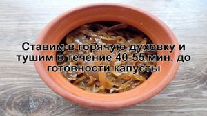 КАК ПРИГОТОВИТЬ КВАШЕНУЮ КАПУСТУ В ДУХОВКЕ? Вкусная и пикантная квашеная капуста тушеная в духовке