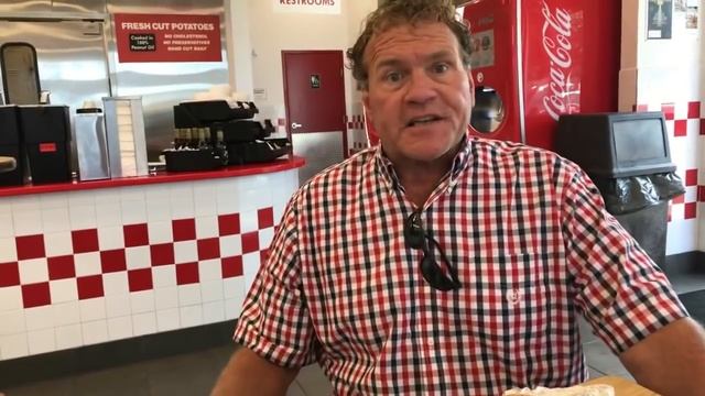 Sid Vicious at 5 Guys in Memphis with Hannibal