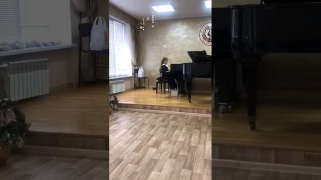 Академический зачет по Фортепиано, Миляуша исполняет 2 произведения смотреть онлайн