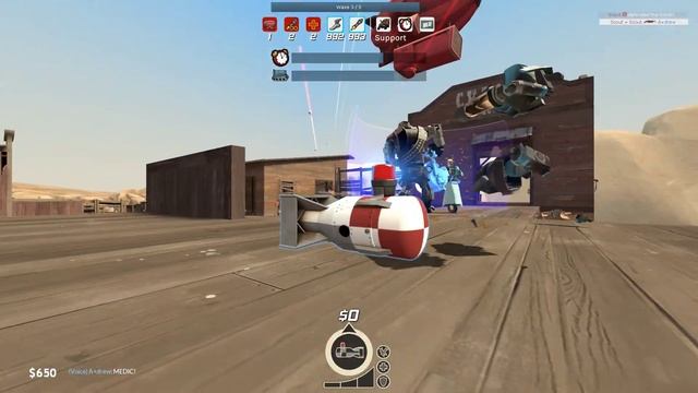 Team Fortress 2 MvM: Rewired Rampage Cliffside - Scrapyard Slaughter (Advanced) смотреть онлайн