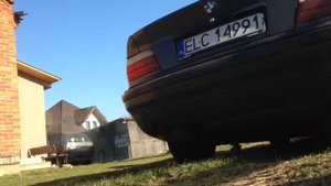 Звук BMW e36 320i coupe 2.0 л -150 л.с.