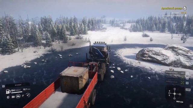 SnowRunner Армейский резерв-Ковдозеро