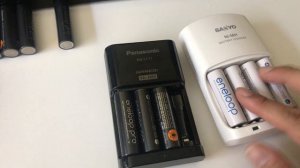 Compare Three Generations of Panasonic Eneloop Chargers BQ-CC55, BQ-CC17
