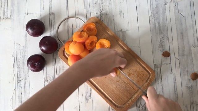 Фруктовый пирог с абрикосами и сливами  Как испечь ПИРОГ с АБРИКОСАМИ в ДУХОВКЕ