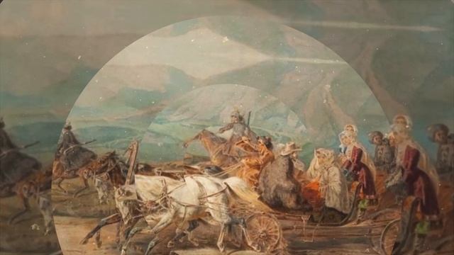 Акварель Ф.Фриша "Станица Лабинская, 1850". Рассказывает Тимофей Бережной
