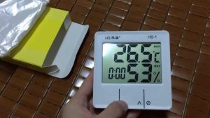 Digital thermometer and hygrometer