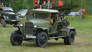 Система залпового огня М-8-24 на шасси ГАЗ-ММ, слёт "Моторы Войны", август 2024