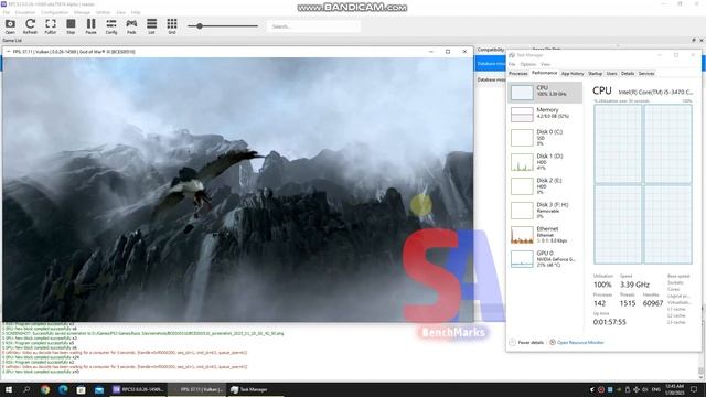 RPCS3 GOD OF WAR 3 GT 1030 - i5 3470 2023 | GOD OF WAR III Test | Non playable смотреть онлайн