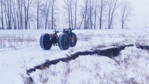 Пневмоход и зимняя рыбалка под Новый год