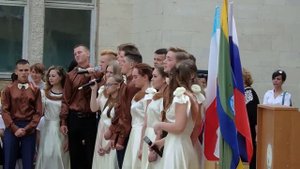 Прощальная песня выпускников со школой- 11 класс 2016 г.