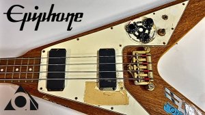 Реставрация | Ремонт головы у баса Epiphone Flying-V