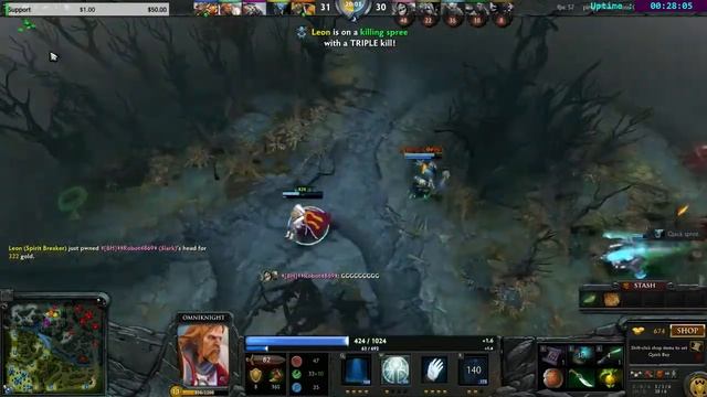 Dota 2 REBORN | Support Gameplay 0 MMR helping Carrys [No Commentary] смотреть онлайн