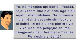 Албанский язык: "Климат Тираны"