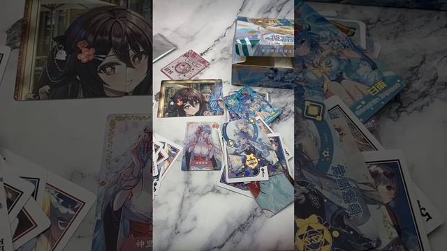 Цветочные девочки 5 юаней. Распаковка коллекционных карт смотреть онлайн