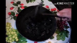 Фонтан из угля и селитры