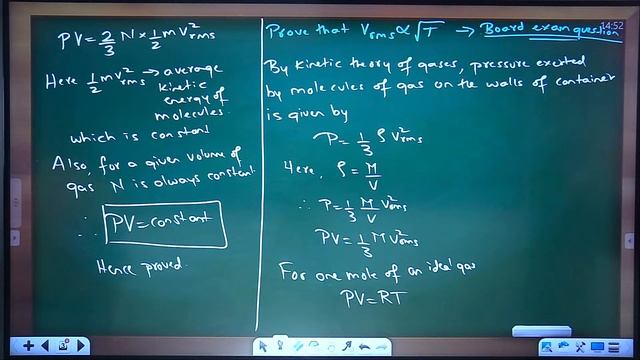 Lecture-3 ch-3 kinetic theory of gases & radiation Physics Class 12th #Conceptbatch HSC Board