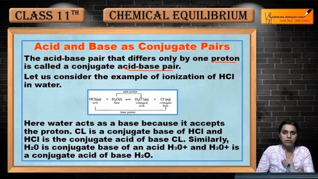 Bronsted lowry Acid Base Theory | Chemical Equilibrium | CBSE Class 11 Chemistry