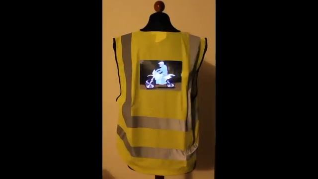 Kamizelka LED motocykl смотреть онлайн