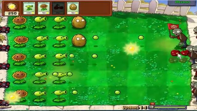 Растения Против Зомби дубль 2. 1 часть. обучение для растений смотреть онлайн