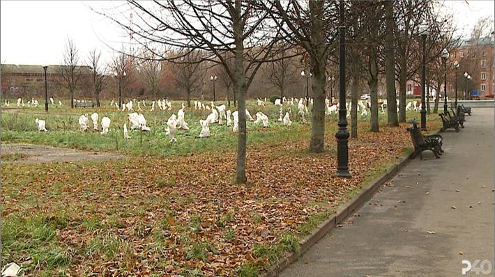 (Рыбинск-40) ГОРОДСКИЕ ТЕРРИТОРИИ ГОТОВЯТ К ЗИМЕ