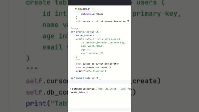 how to insert data to database using python #pythonintelugu #python #pythonforbeginners