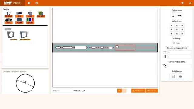 19" Rackmount panel with custom cutouts смотреть онлайн