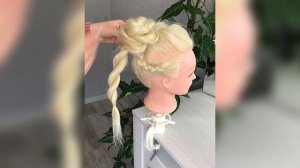Как сделать Низкий Пучок ПРОСТЫМ СПОСОБОМ с помощью жгутов. Hairstyle wedding #волосы #hair