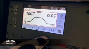 AC MIX process сварки - CEBORA WIN TIG AC-DC