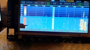 Трансивер Волк (UA3REO) приём в SSB, включение DRV