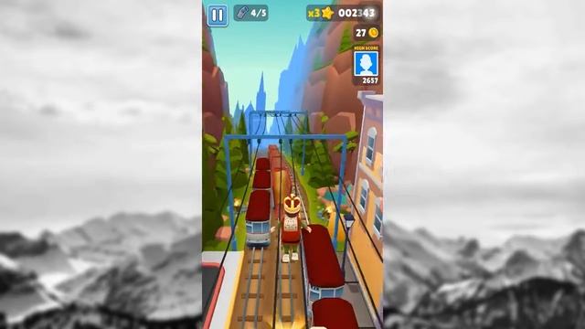 High JUMP in SUBWAY SURFERS😁😁 смотреть онлайн