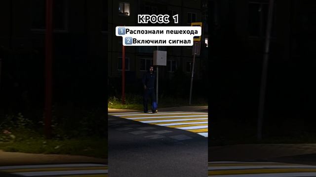 КРОСС 1 - умный пешеходный переход! Система сама распознает пешеходов! Республика Татарстан