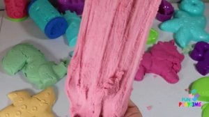 Relaxing kinetic sand ,SUPER SATISFYING Slimygloop Slimysand Playing! Cloud Slime And Fluffy Sand