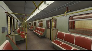 Поездка по Сокольнической линии метро на Красной стреле в майнкрафте