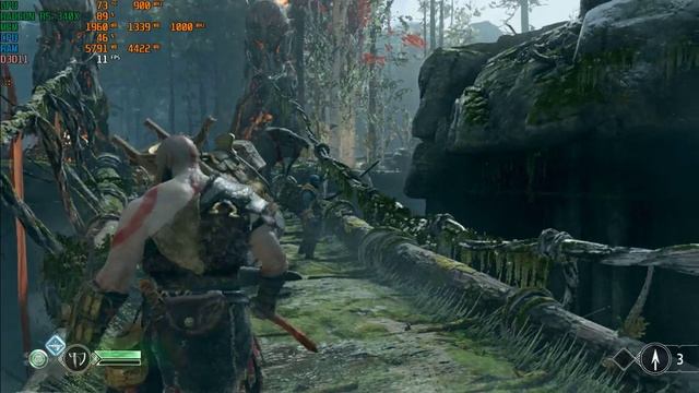 GOD OF WAR - PC Gameplay [LOW END PC] FPS Test смотреть онлайн