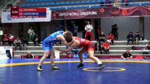 1/4 WW - 62 kg: A. DOUARRE (FRA) v. M. LACHUGINA (RUS)