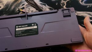 Распаковка Red Square Keyrox TKL Purple (G3ms Sapphire)