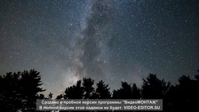 таймлапс ночного неба